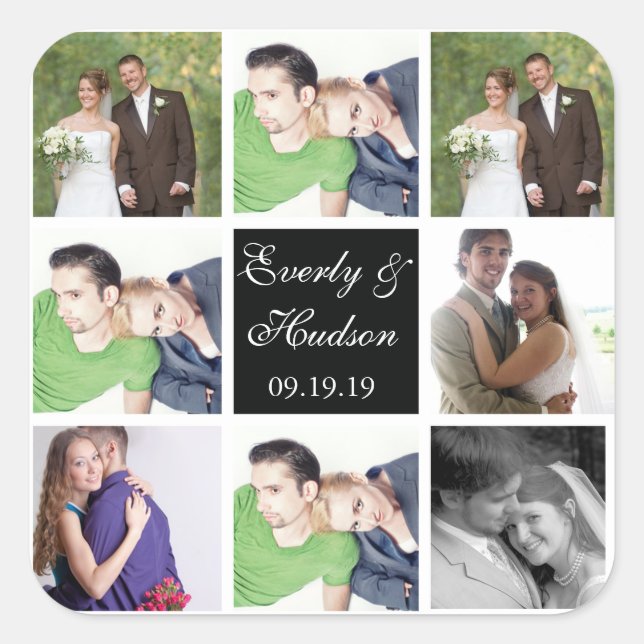 Stickers photo mariage (Devant)