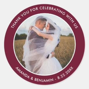 Stickers photo Mariage Bourgogne