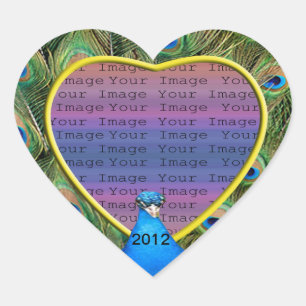 Stickers photo Mariage Peacock