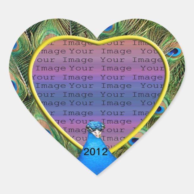 Stickers photo Mariage Peacock (Devant)