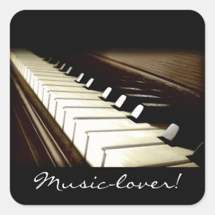 Stickers Piano-Key AMOUREUX DE LA MUSIQUE