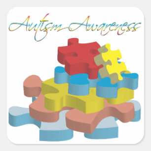Stickers Pièces de puzzle sensibilisation sur l'au