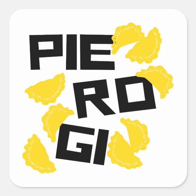 Stickers Pierogi amusant (Devant)