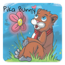 Stickers Pika bunny