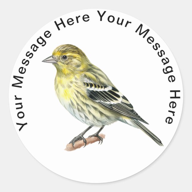 stickers Pine Siskin (Devant)