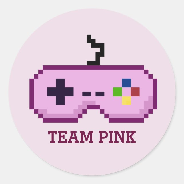 Stickers Pink de l'équipe de révélation de genre G (Devant)