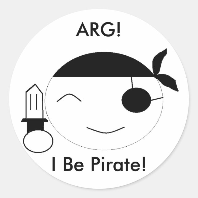 Stickers Pirate (Devant)
