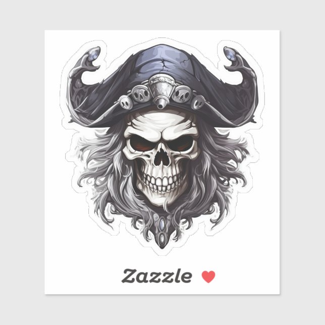 Stickers Pirate's Mark: Bold Sticker Designs (Feuille)