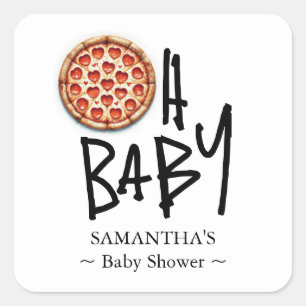 Stickers Pizza Oh Baby