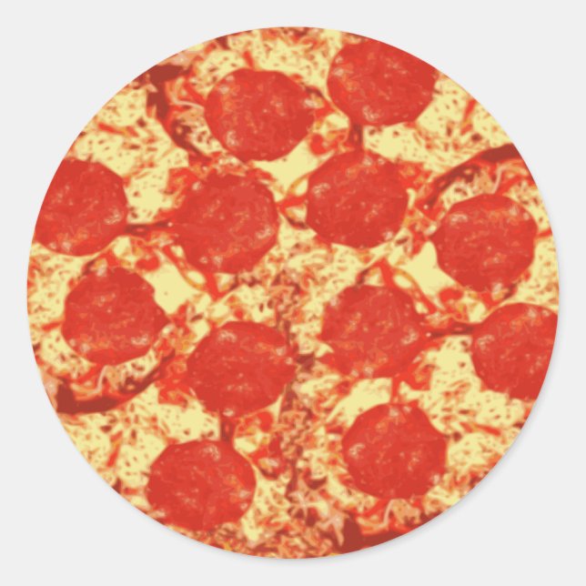Stickers Pizza Pepperoni (Devant)