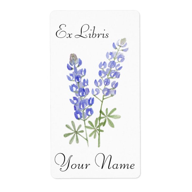 Stickers Plaque du livre Texas Bluebonnets (Devant)