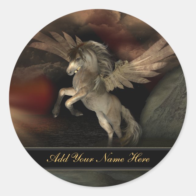 Stickers Plaque Pegasus (Devant)