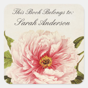 Stickers Plaque vintage Ce Livre Appartient À