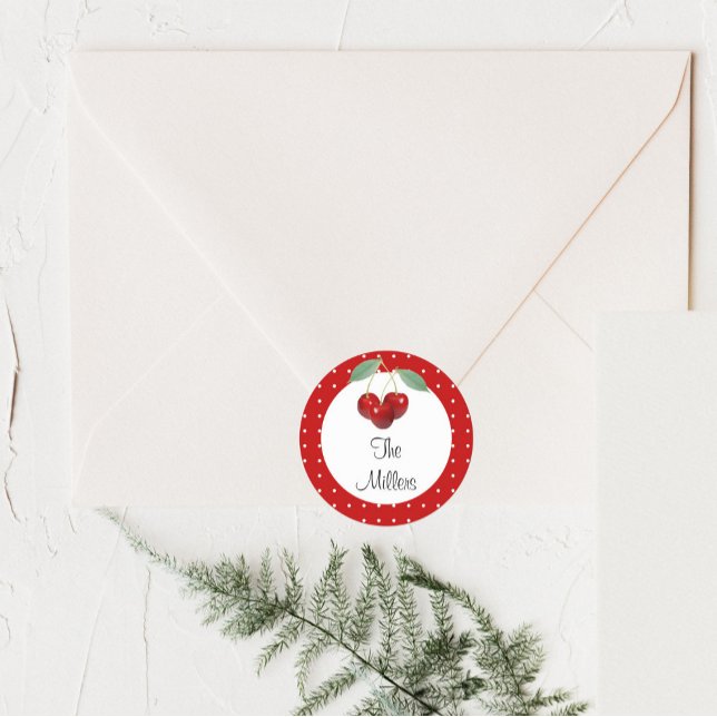 Stickers Pois Et Cerises (Créateur téléchargé)