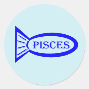 Stickers Poisson Pisces Star