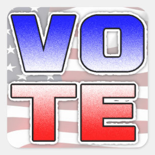 Stickers politiques d'élection VOTE