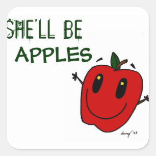 Stickers POMMES - Set de 20
