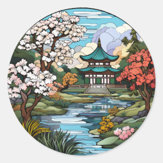 Stickers Pond & Temple Tranquille