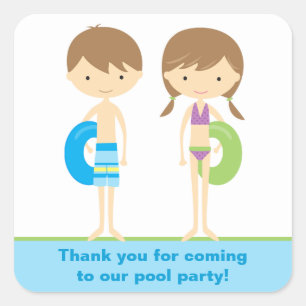 Stickers Pool Kids Party