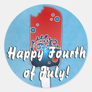 Stickers Popsicle du 4 juillet
