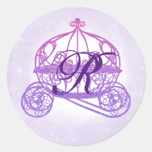 Stickers Porte-Princesse Violet
