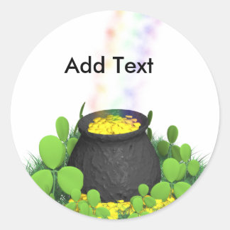 Stickers Pot of Gold Saint Patty