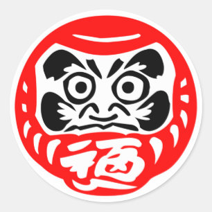Stickers poupée Daruma