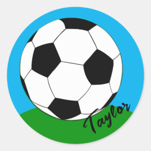 Stickers pour fans de football Monogrammed / Footb
