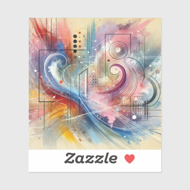 Stickers pour la conception artistique (Feuille)