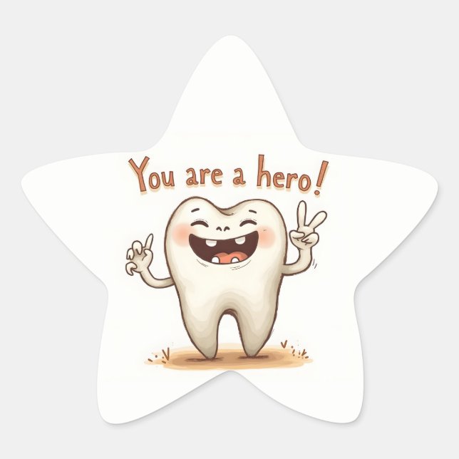 Stickers pour les petits patients dentistes (Devant)