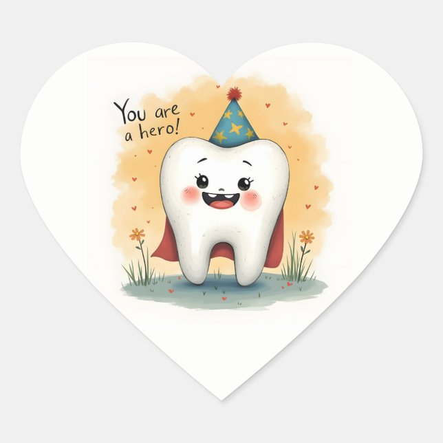 Stickers pour les petits patients dentistes (Devant)