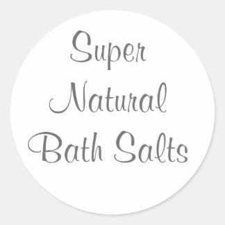 Stickers pour les sels de bain