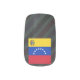 Drapeau officiel du Venezuela sur des rayures
