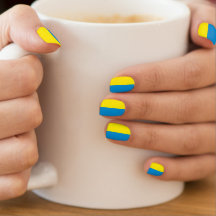 Drapeau ukrainien bleu et jaune
