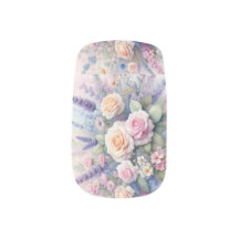 Fleurs d'aquarelle aux couleurs pastel douces