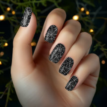 Halloween gothique éffrayant Black Spider Web