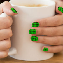 Tartan Vert Et Noir