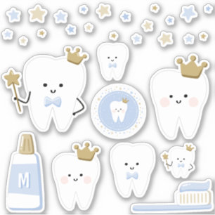 Stickers Première dent Monogramme