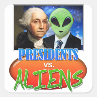 Stickers Présidents contre Aliens