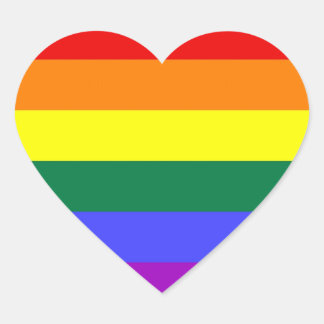 Stickers Pride LGBT (Coeur)