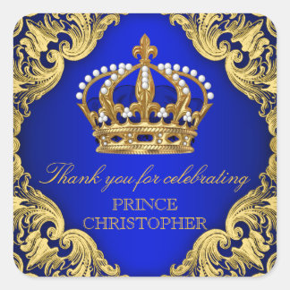 Stickers Prince Baby shower Favoriser