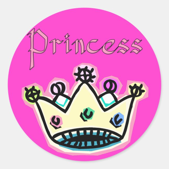 Stickers Princess Crown (Devant)