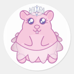 Stickers Princess Hamster