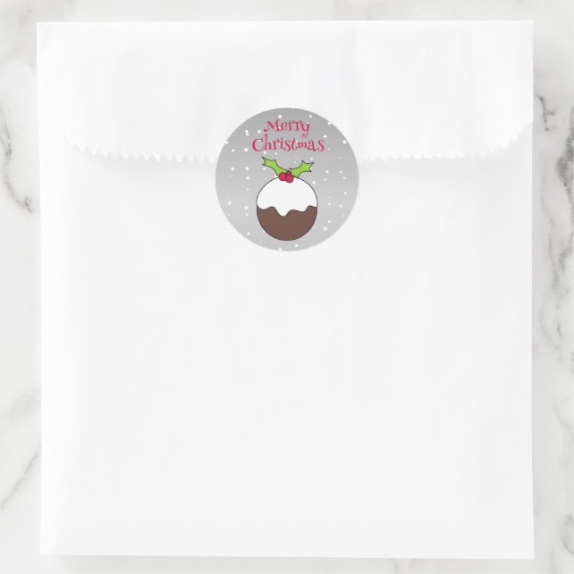 Stickers Pudding de Noël (Sac)