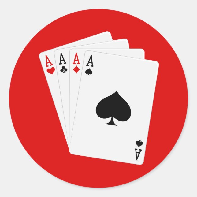 Stickers Quatre As (Devant)