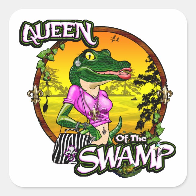 Stickers Queen Of The Swamp (Devant)