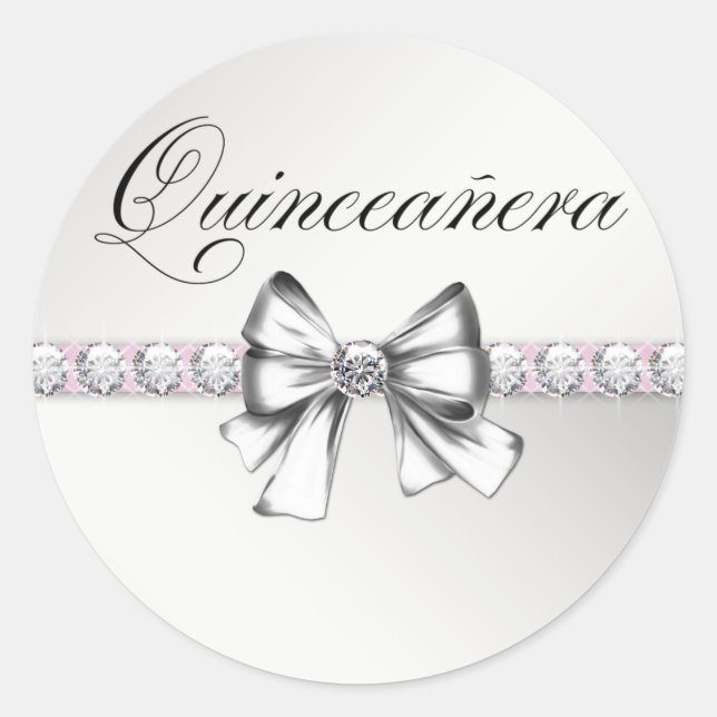 Stickers Quinceanera Rose (Devant)