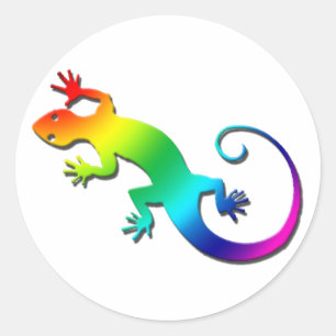 Stickers Rainbow Gecko