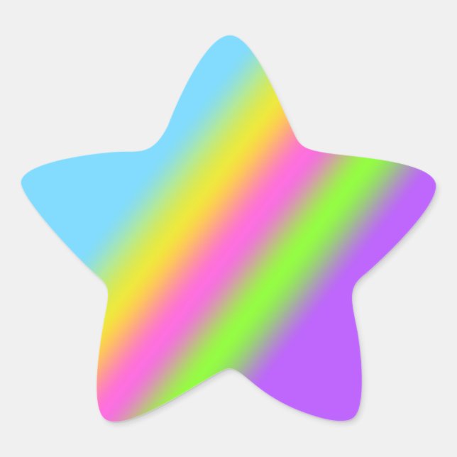 Stickers Rainbow Star (Devant)