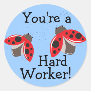 Stickers Récompenses des travailleurs - Ladybugs
